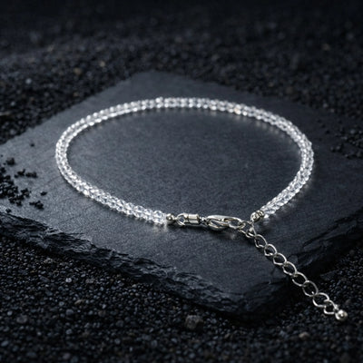Clear Quartz Anklet