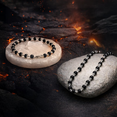 Combo Karungali Mala & Bracelet