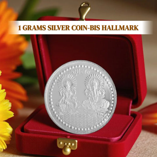 Lakshmi Ganesh Sukh - Samriddhi Kit With 1 gm Silver Coin