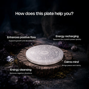 
                    
                      Selenite Plate - Gemsinvite  
                    
                  