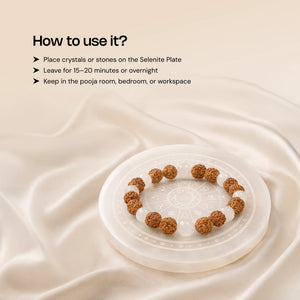 
                    
                      Selenite Plate - Gemsinvite  
                    
                  
