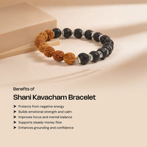 
                    
                      Shani Kavacham Bracelet - Gemsinvite  
                    
                  