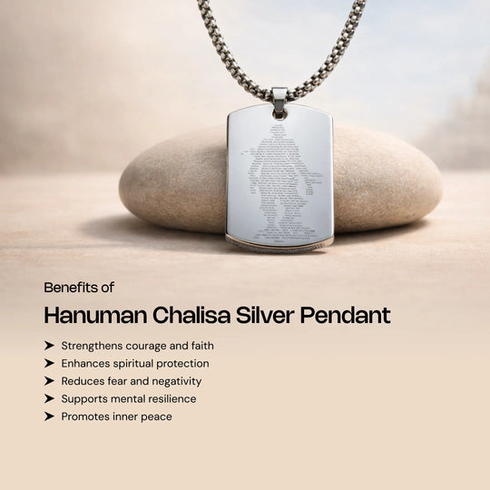 Hanuman Chalisa Silver Locket