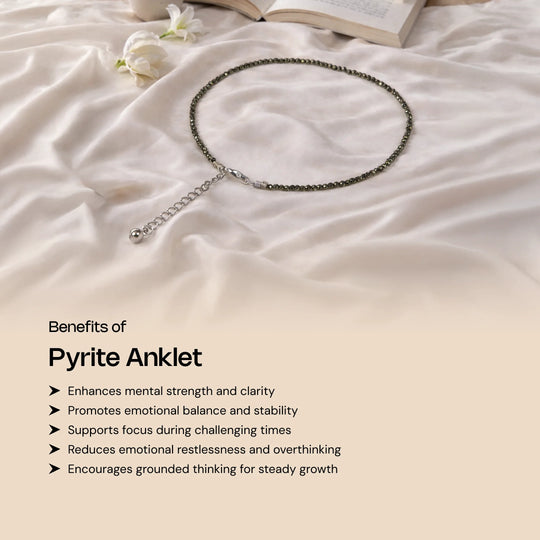 Pyrite Anklet