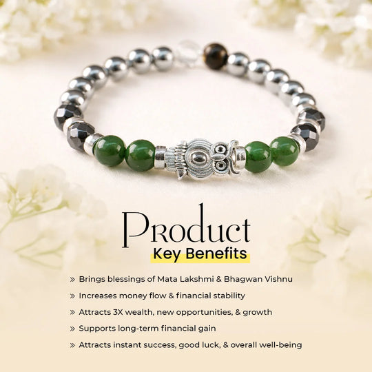 Akshaya Silver Bracelet