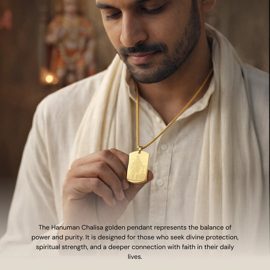 Hanuman Chalisa Kavach Pendant