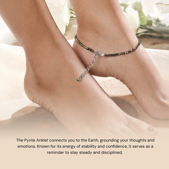 Pyrite Anklet