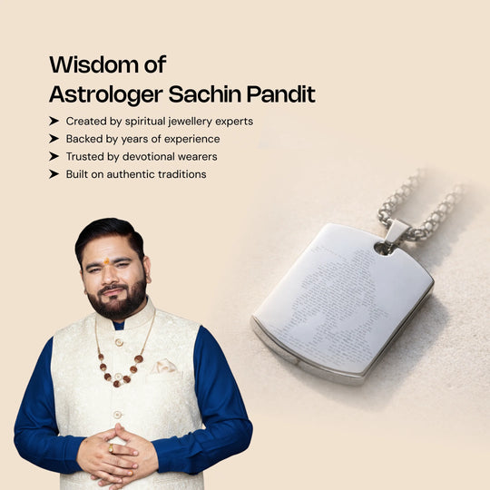 Hanuman Chalisa Silver Locket