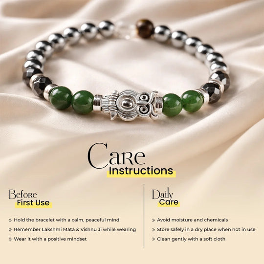 Akshaya Silver Bracelet