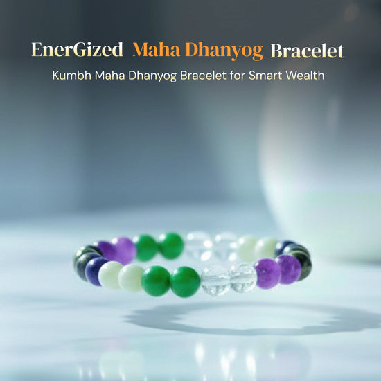 Aquarius (Kumbh Rashi) Maha Dhanyog Bracelet - Gemsinvite
