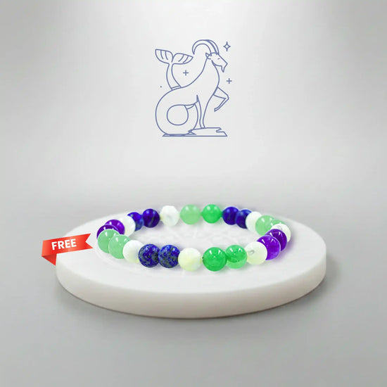 Capricorn (Makar Rashi) Maha Dhanyog Bracelet - Gemsinvite