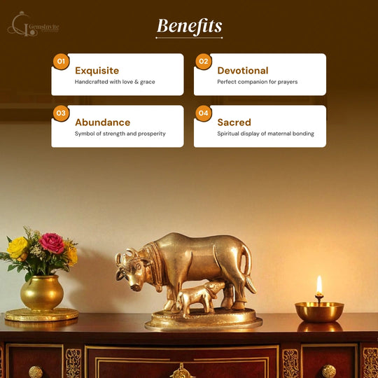 Cow With Calf Kamdhenu