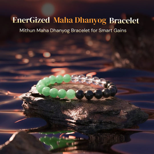 Gemini (Mithun Rashi) Maha Dhanyog Bracelet - Gemsinvite