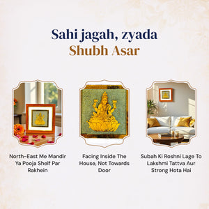 
                    
                      Goddess Lakshmi ji on Raw Pyrite Frame - Gemsinvite
                    
                  