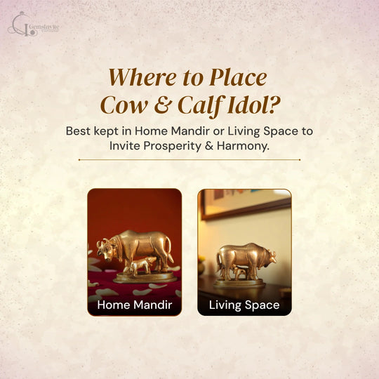 Cow With Calf Kamdhenu