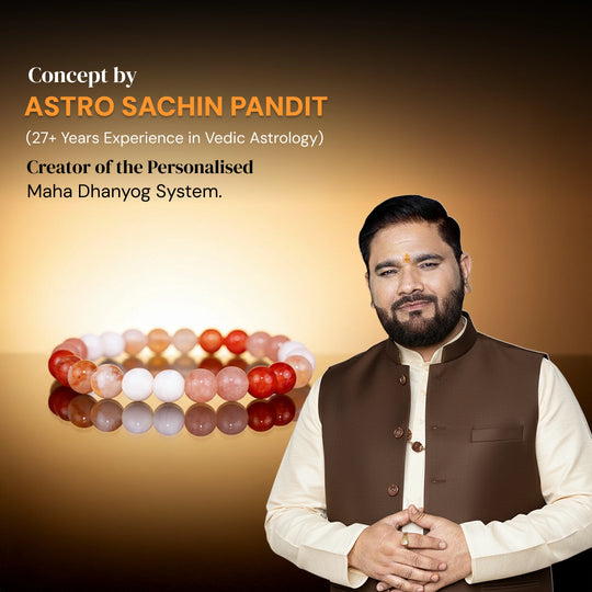 Scorpio (Vrishchik Rashi) Maha Dhanyog Bracelet - Gemsinvite