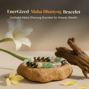 
                    
                      Taurus (Vrishabh Rashi) Maha Dhanyog Bracelet - Gemsinvite
                    
                  