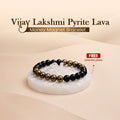 Vijay Lakshmi Pyrite Lava Money Magnet Bracelet