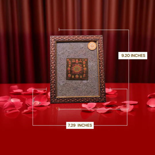 Maha AshtLakshmi Kuber Pooja Kit with Laxmi Ganesh Rudraksha + 5 gm Silver Coin